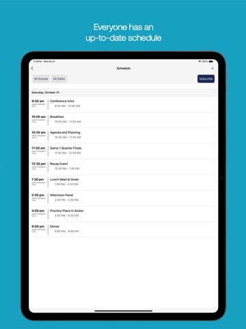 Pocket Team iPad screenshot