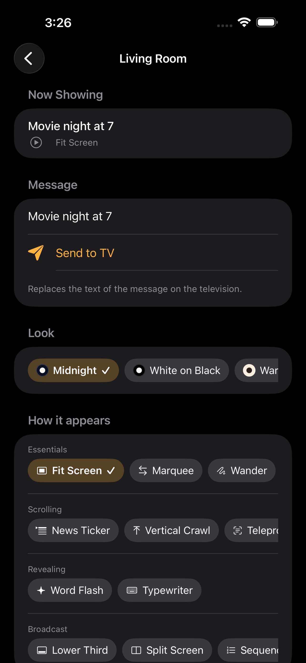 Screenshot 1 of MessageStage Companion