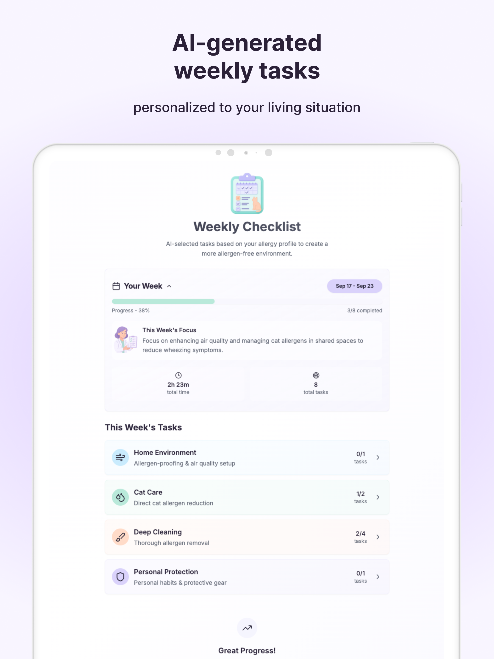 Cat Allergy Buddy: AI Tracker