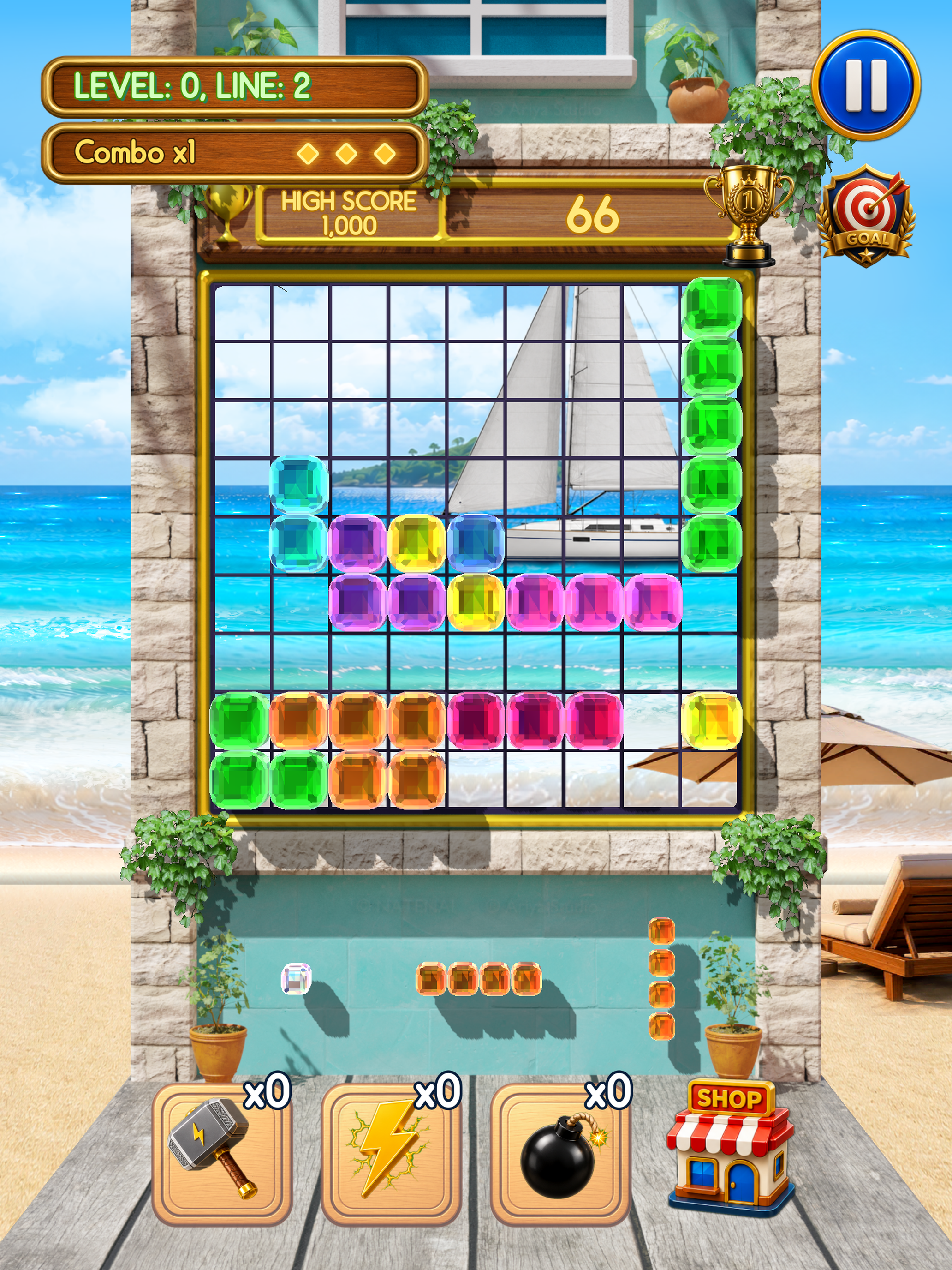 Gem Puzzle Island screenshot 12