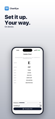 ChartEye: Eye Chart screenshot