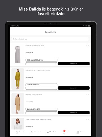MissDalida iPad screenshot