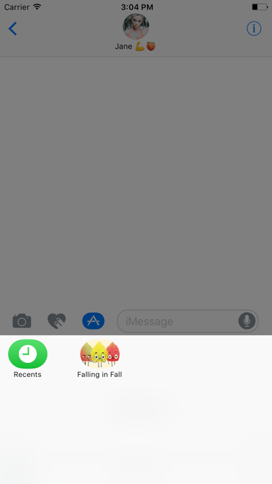 Screenshot #2 pour Falling in Fall - stickers