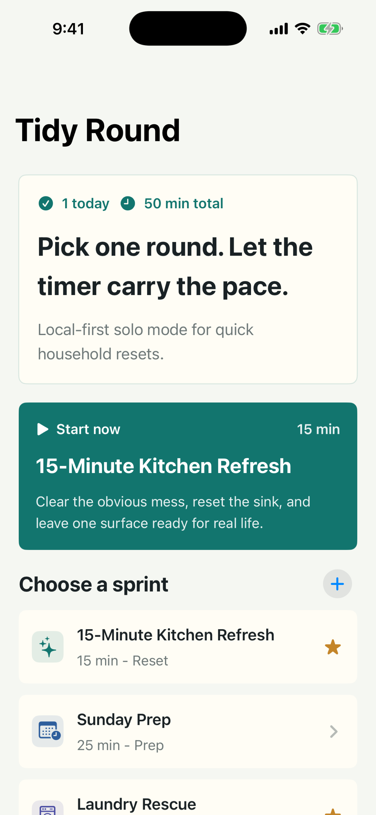 Tidy Round: Family Cleanup