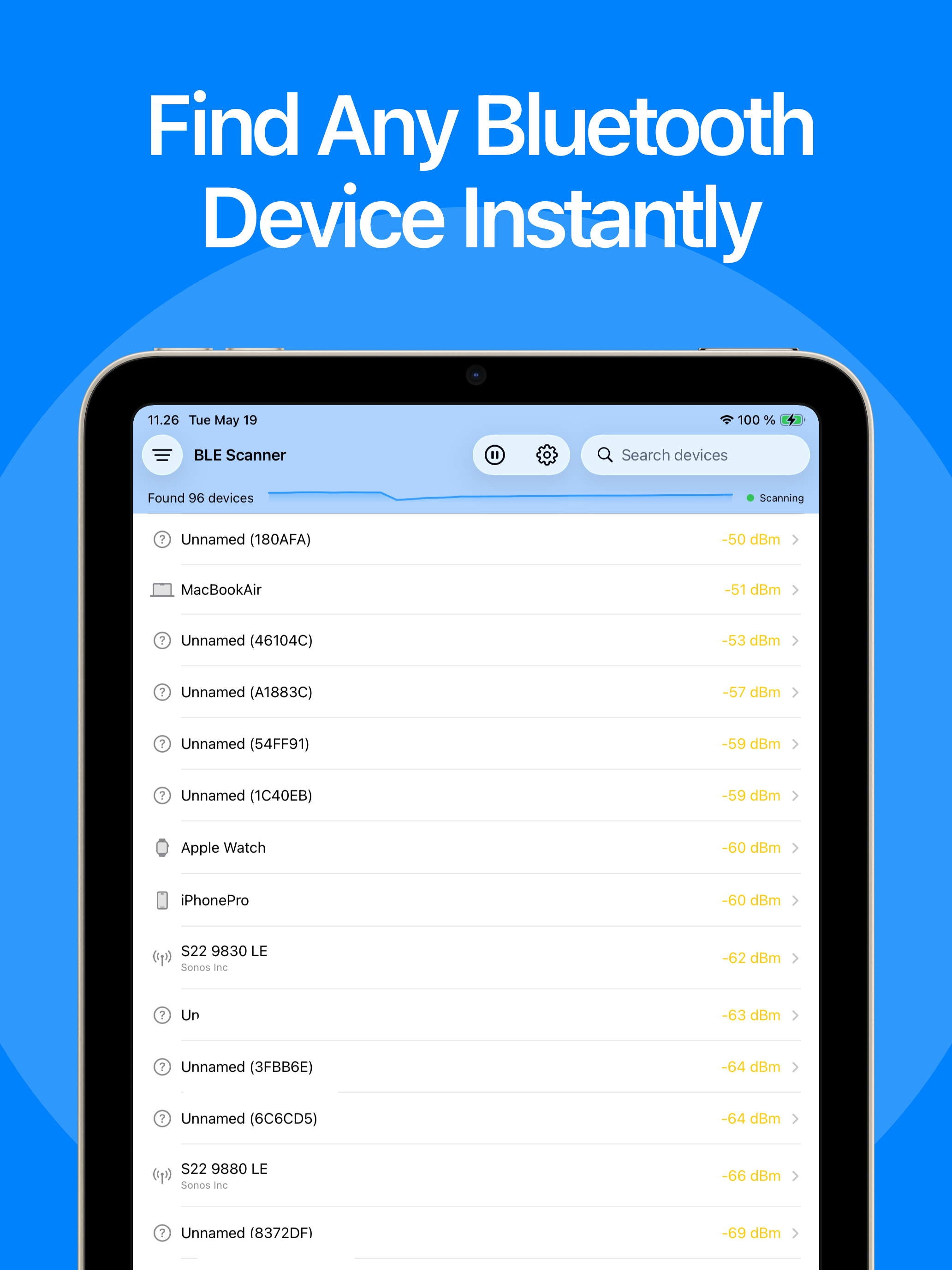 BLE Scanner - Bluetooth Finder