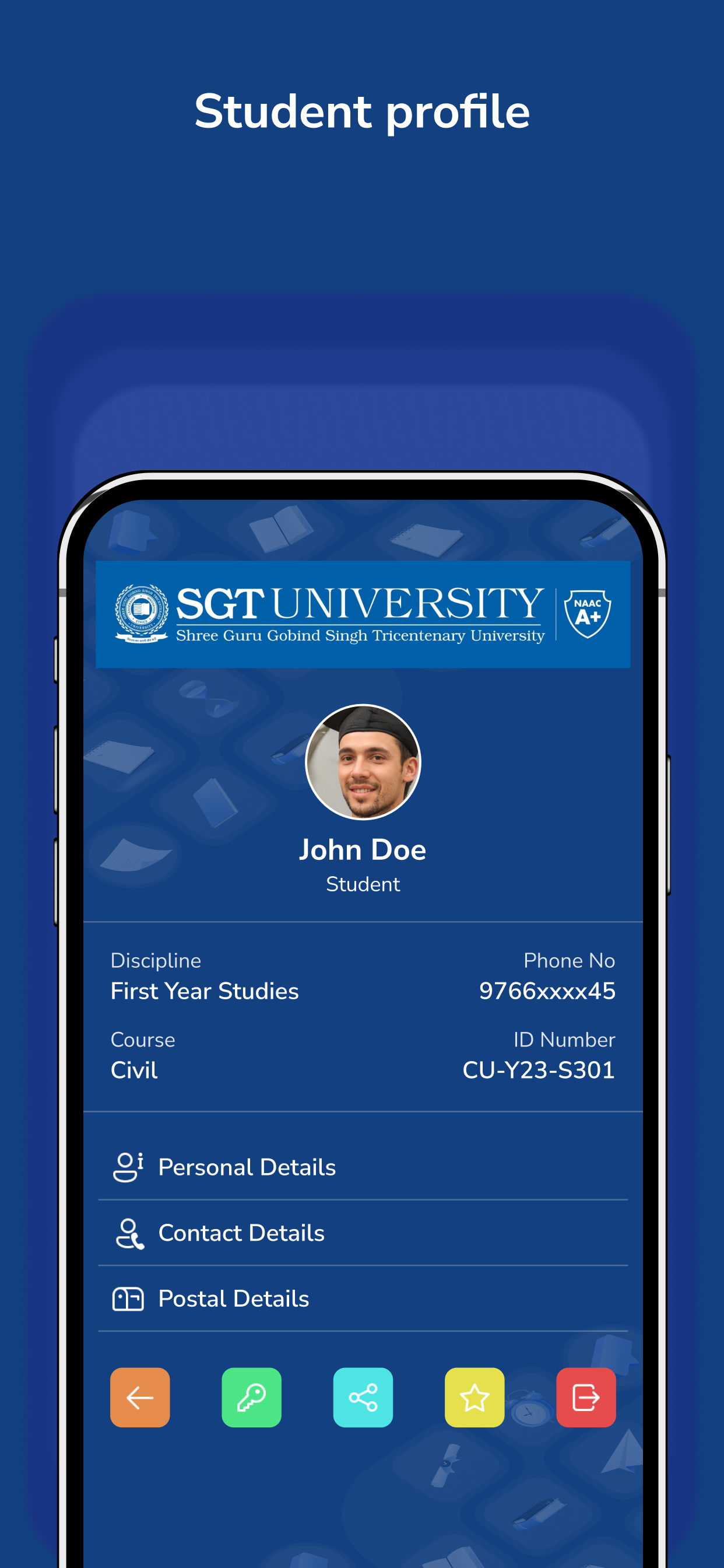 SGTU ERP screenshot 4