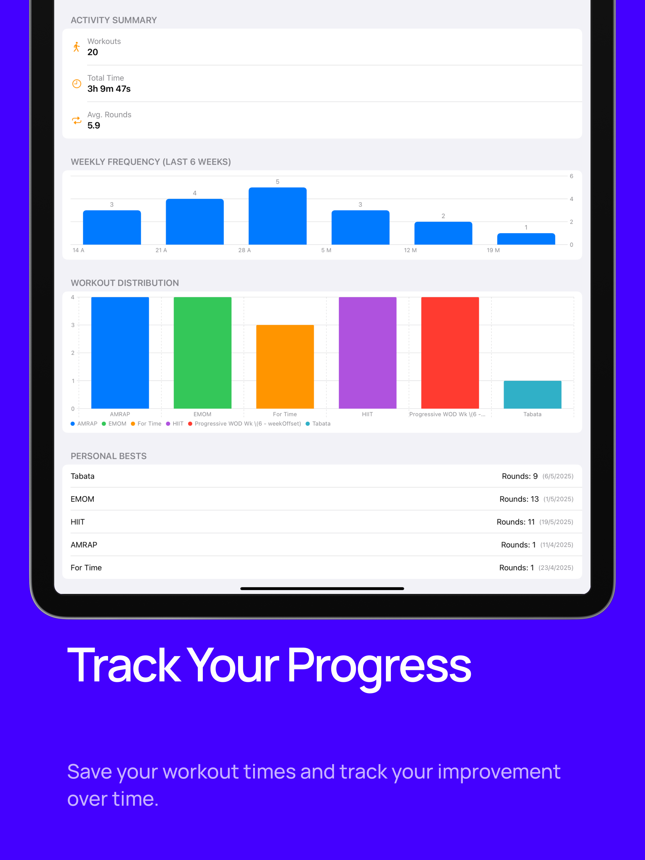 WOD Timer - Simple WOD Timer