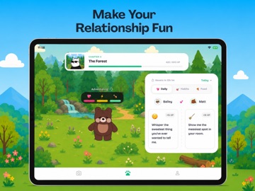 BooBear: Couples Pet Game iPad screenshot