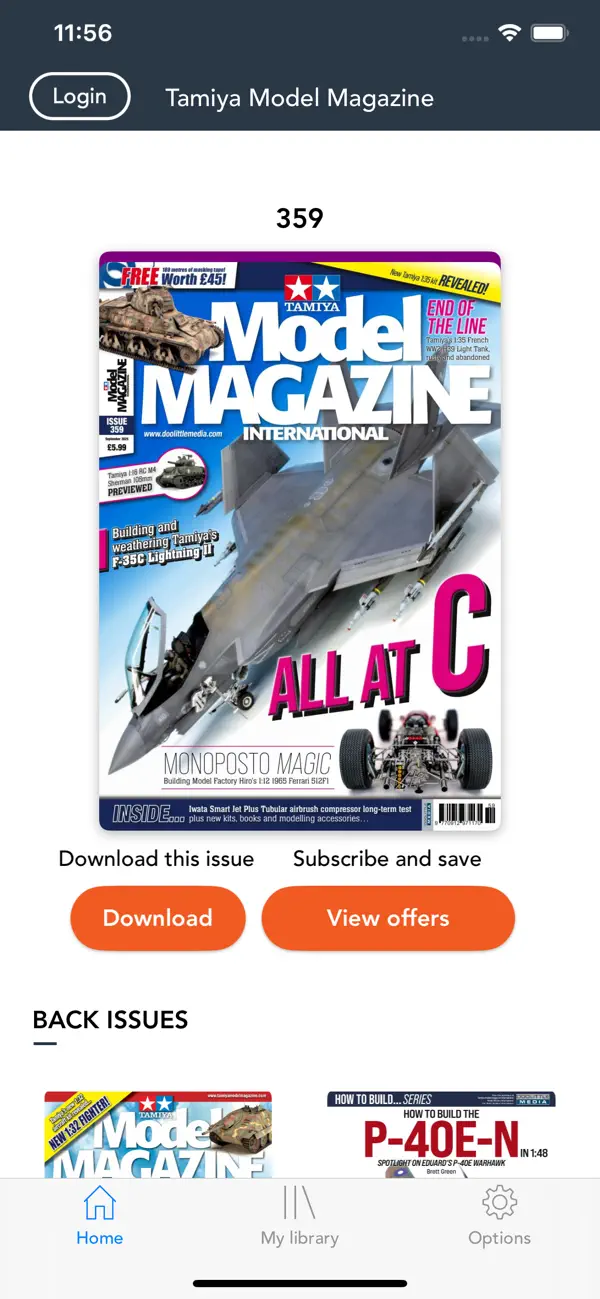 Screenshot #1 pour Tamiya Model Magazine