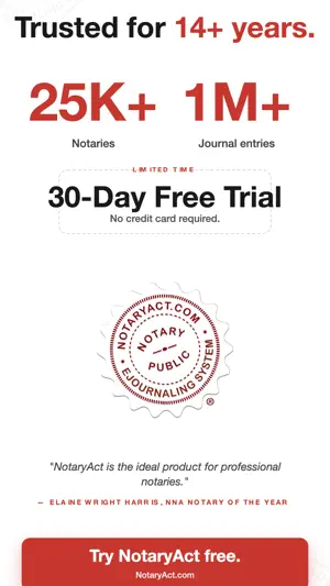 NotaryAct - Electronic Journal screenshot 1