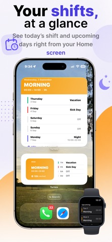 Turnos Shift Rotation Calendar iPhone screenshot