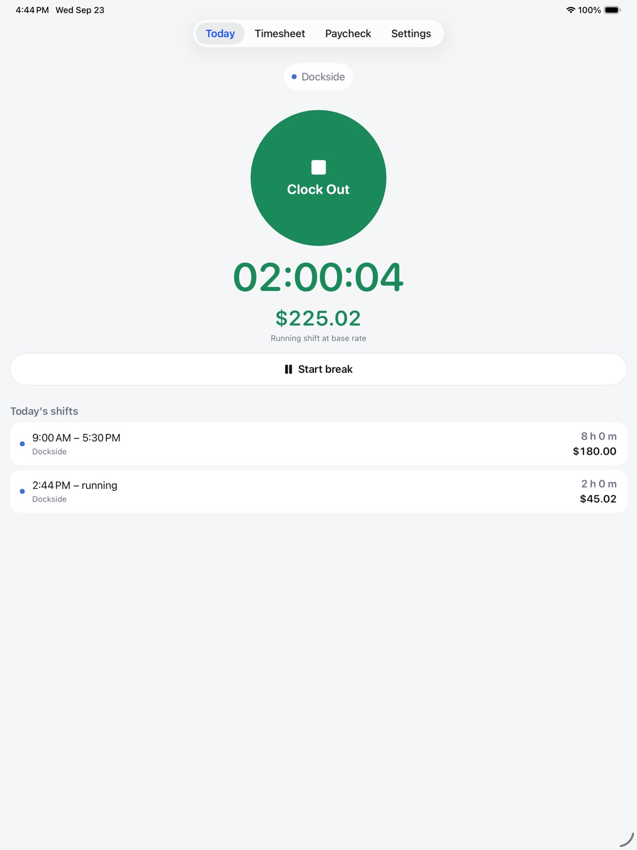 Screenshot 5 of Punchd: Hours, Pay & Timesheet