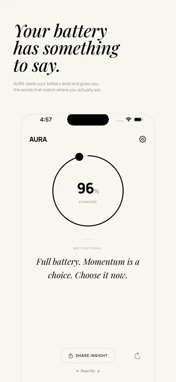 Screenshot #2 pour AURA: Your Energy In Words