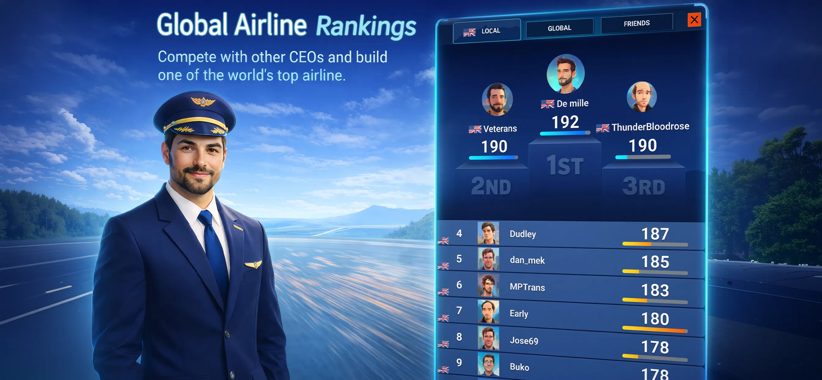 #7. Airline Empire Manager (iOS) By: VDTruck LLC