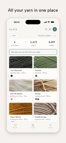 Nysta: Yarn Stash & Patterns Screenshot 4 of 8