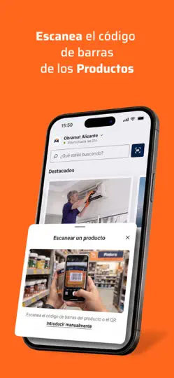 Captura de pantalla de OBRAMAT en iPhone 2