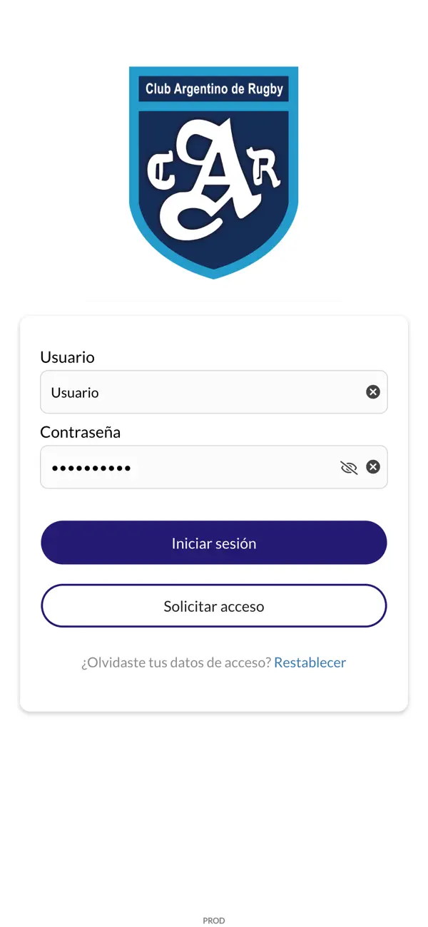 Screenshot #1 pour Club Argentino Rugby