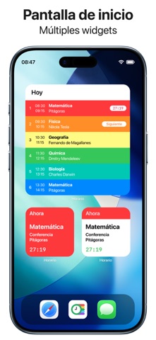 Agenda Personal y Horario iPhone screenshot 1
