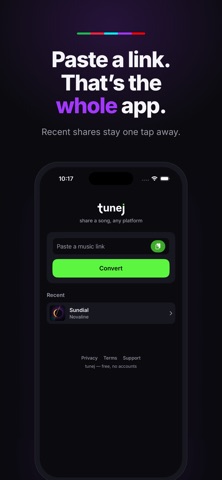 tunej - convert & share songs Screenshot 4 of 9