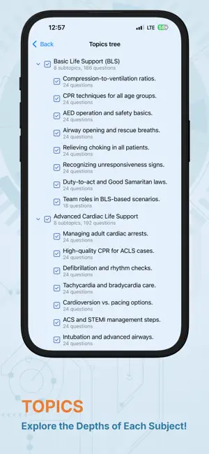 ACLS PALS BLS Exam Prep screenshot 2