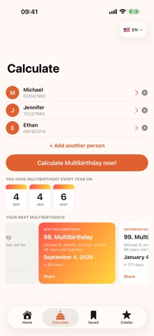 Multibirthday Screenshot 2 of 4