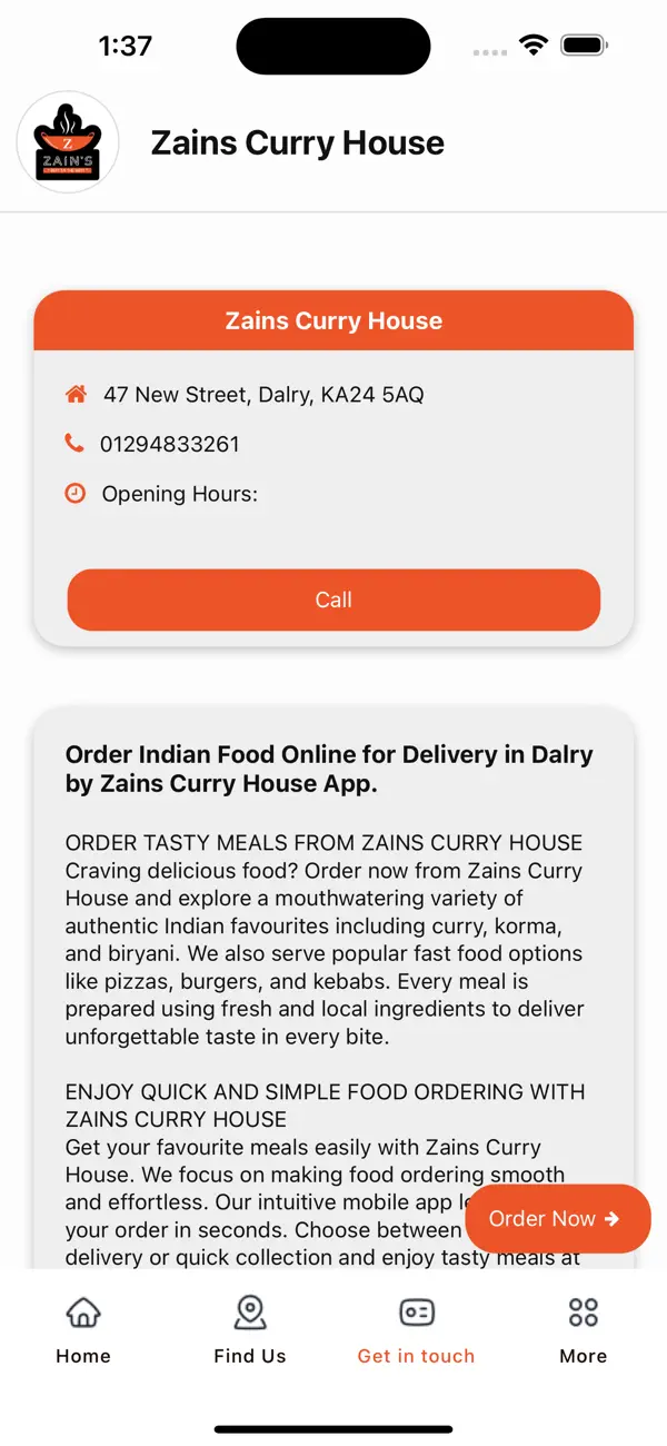 Screenshot #3 pour Zains Curry House