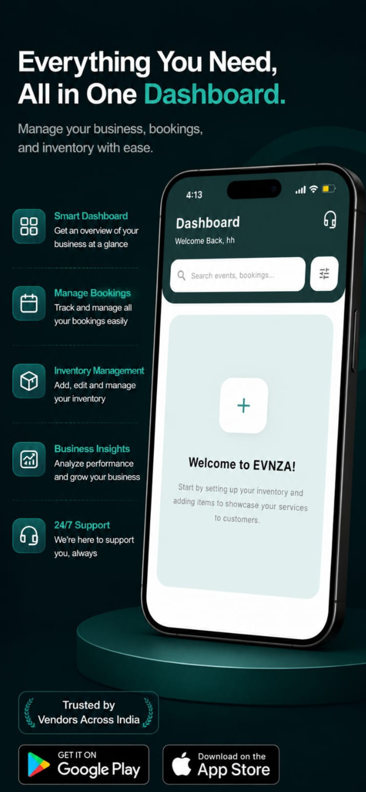 Evnza Vendor screenshot 2