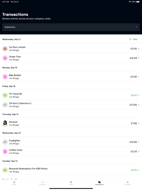 Capital on Tap iPad screenshot 5