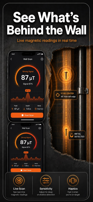 Wall Detector Stud Finder Screenshot 3 of 4