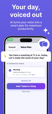 VoicePlan – AI Daily Planner Screenshot 2 of 9