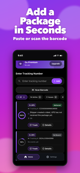 Package tracker for Fedex,UPS Screenshot 8 of 10