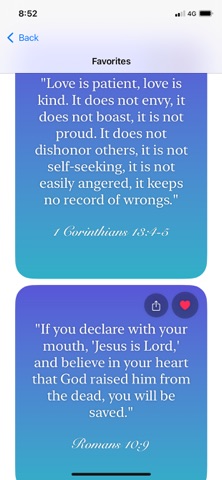 Bible daily verse of the day screenshot