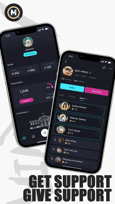 Moknia: Listen, Trade & Social Screenshot