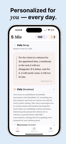 5 Min: Daily Devotional Screenshot 2 of 3