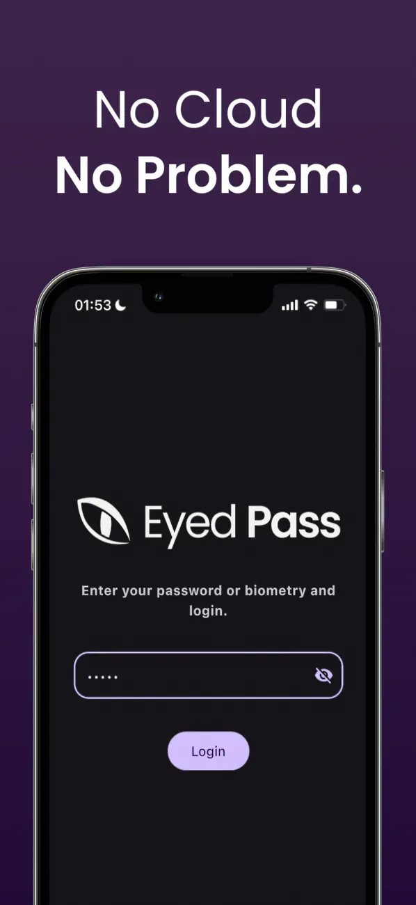 Screenshot #1 pour Eyed Pass - Private Vault