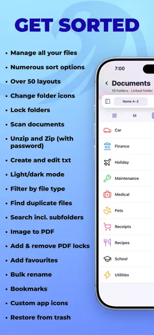 Falcon File Manager screenshot 4