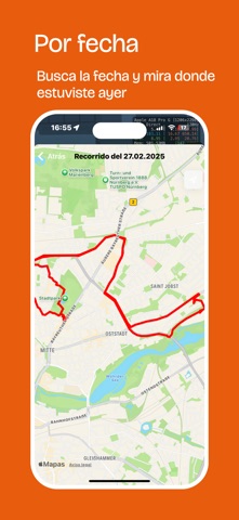 TrackSteps screenshot