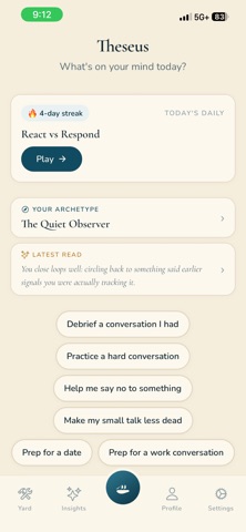 Theseus - Communication Coach Screenshot 1 of 7