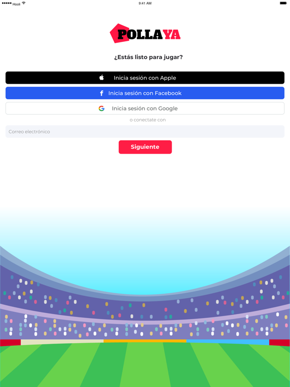 Pollaya iPad screenshot 1 - Sports app