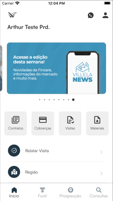 Villela Brasil Bank Franqueado Screenshot