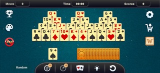 TriPeaks Solitaire Words app screenshot