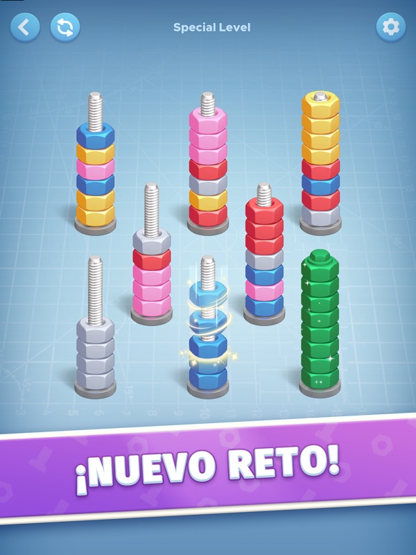 Nut Color Game - Sort Puz 3D screenshot 9