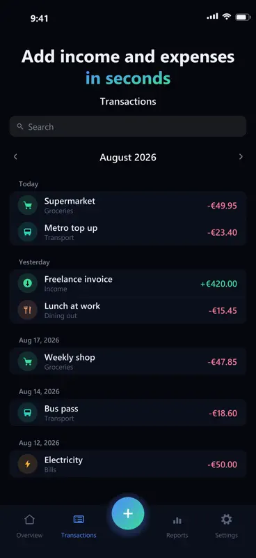BudgetLoop: Suivi Dépenses screenshot 5 of 5