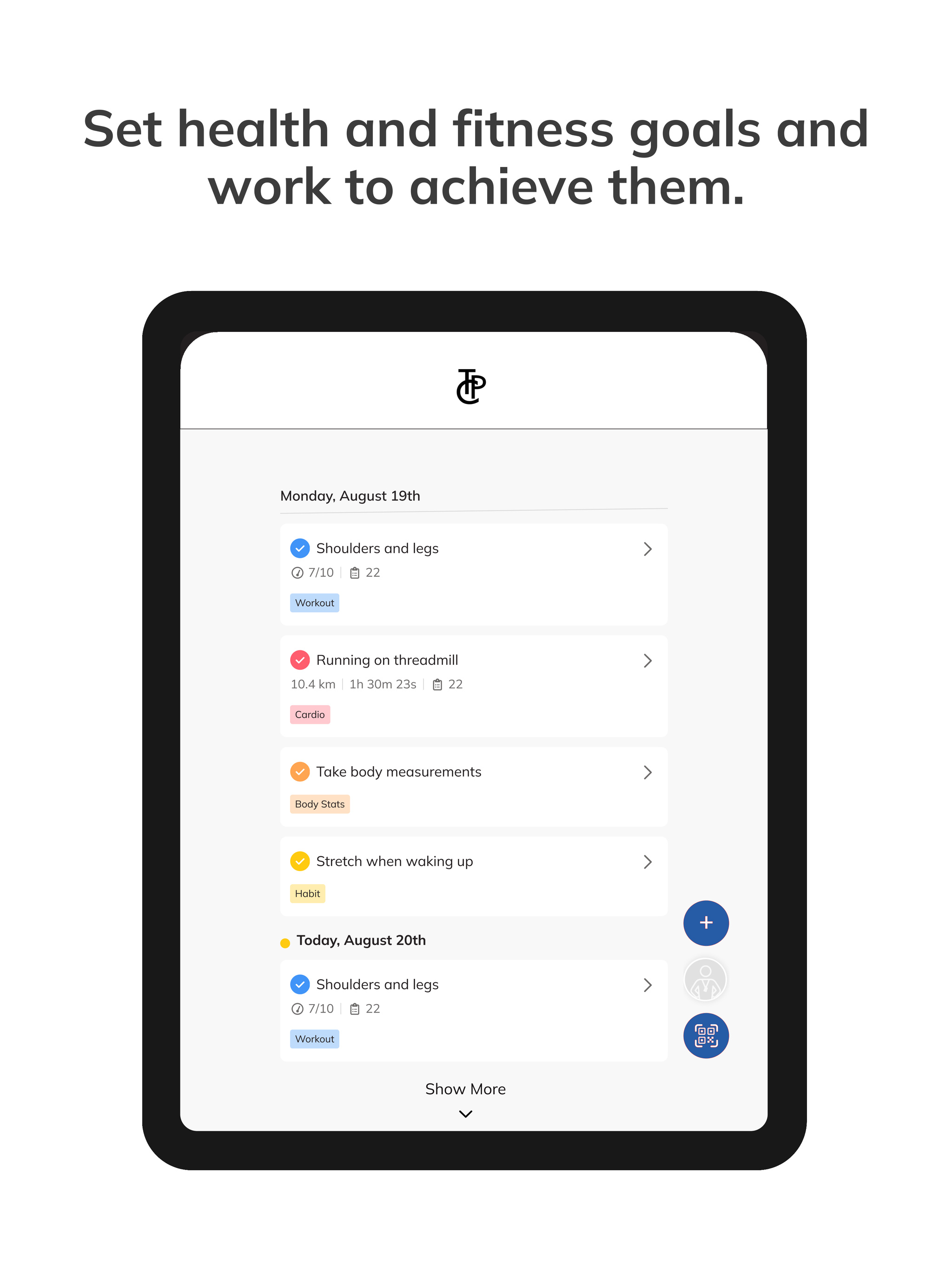 TPC Fitness App