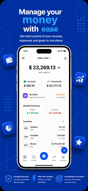 Finance Tracker - Finvest screenshot 1