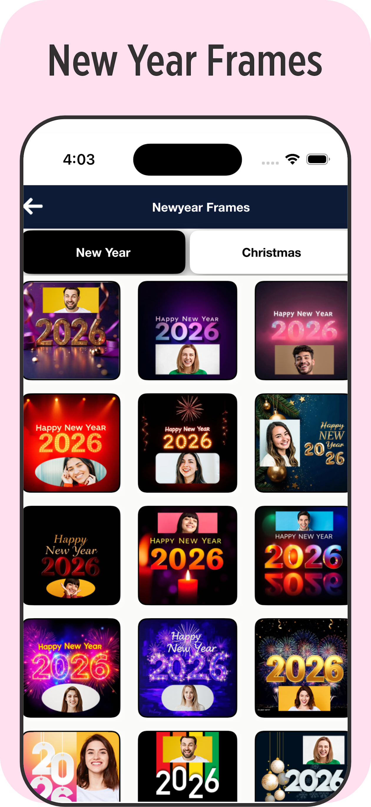 New Year Greetings Maker 2026 screenshot 4