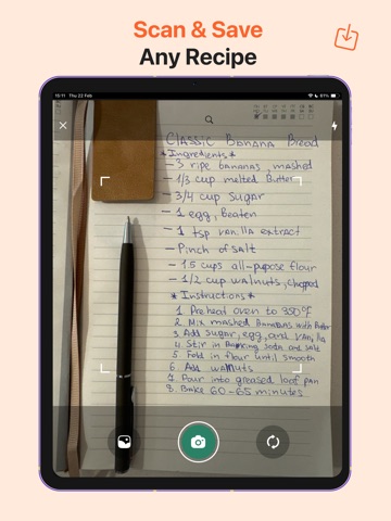 Recipic: Recipe Keeper & Cook iPad screenshot