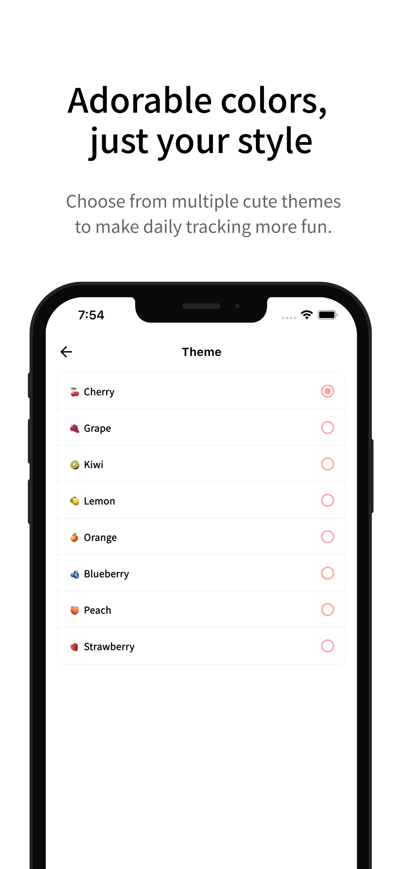 Simple Period Tracker - Cherri screenshot 4
