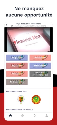 Financial Afrik Events screenshot