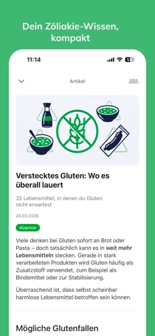 Zöliakie & Glutenfrei Ratgeber iPhone screenshot 7